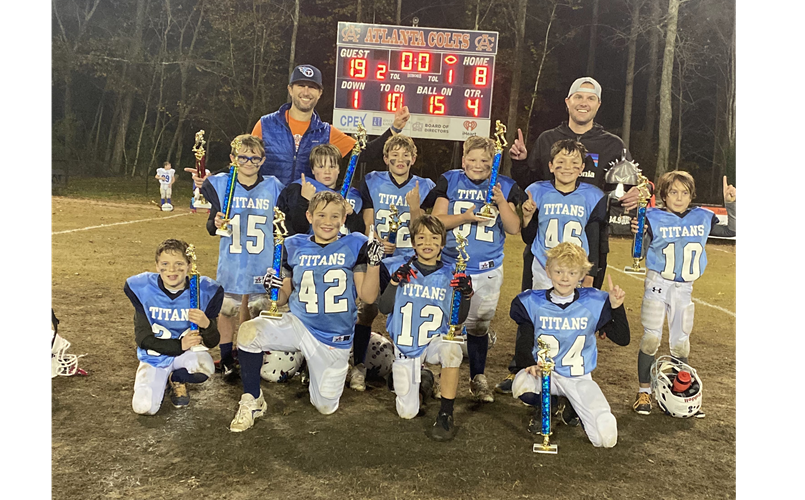 2021 Pee Wee Champs - Titans