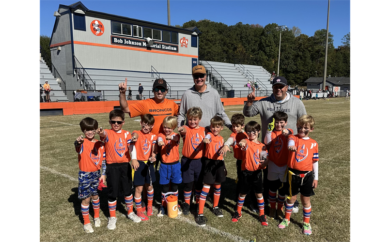 2025 2nd grade Flag Bowl Champions - Broncos